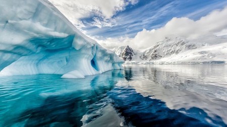 Южный Полюс: невероятные ледяные ландшафты