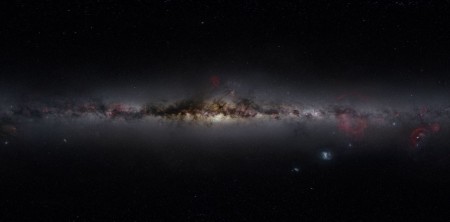 галактика Млечный путь. Снимок спутника Коби