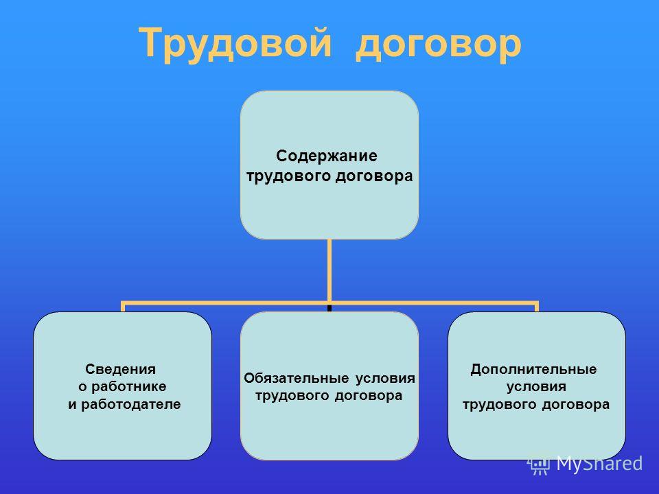 Обязательные условия трудового договора это: Условия трудового договора статья 57 ТК