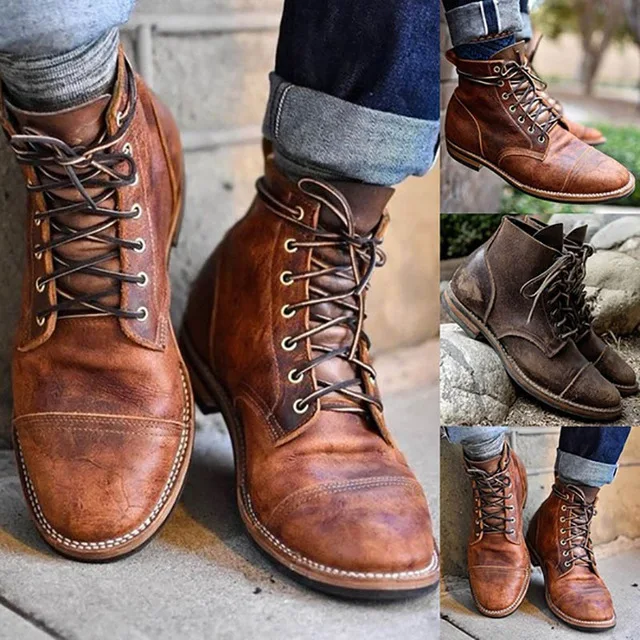 Мужские высокие ботинки на шнуровке с чем носить: Модная мужская обувь осени 2018: как носить высокие ботинки на шнуровке - фото