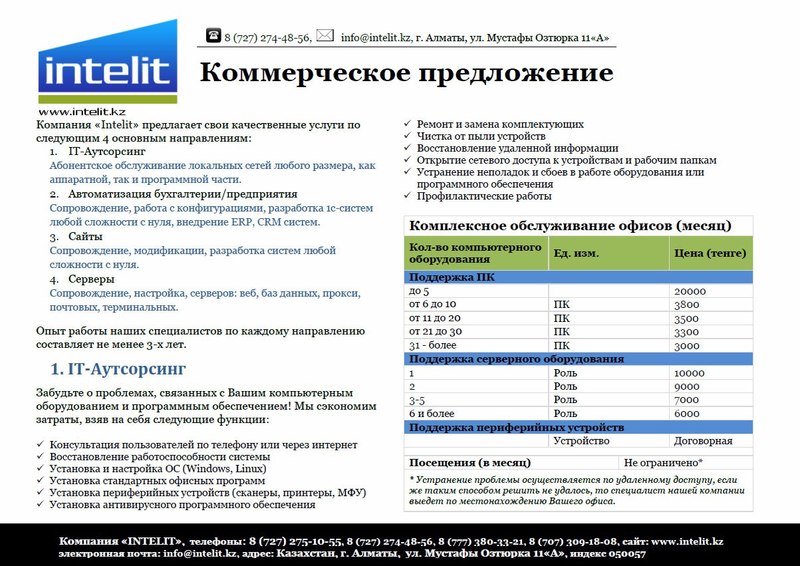 Коммерческое предложение по или на: 10 фраз, с которых можно начинать коммерческое предложение