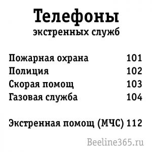 Как позвонить в полицию с мобильного телефона?