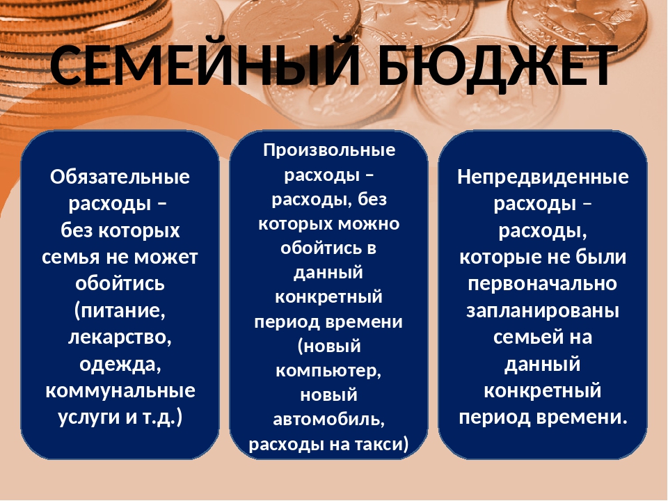 Расходы в семье постоянные: обязательные, постоянные, переменные, случайные и прочие – портал Вашифинансы.рф