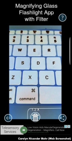 Magnifying Glass Flashlight App with Filter