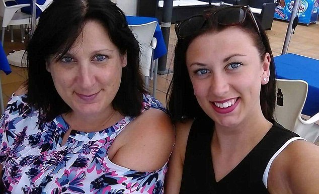 Tracey Finch, 44, left, pictured with her 18-year-old daughter Hayley, gets told she 