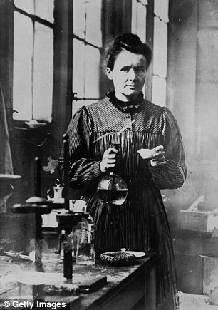 There are numerous women on the list, including Marie Curie