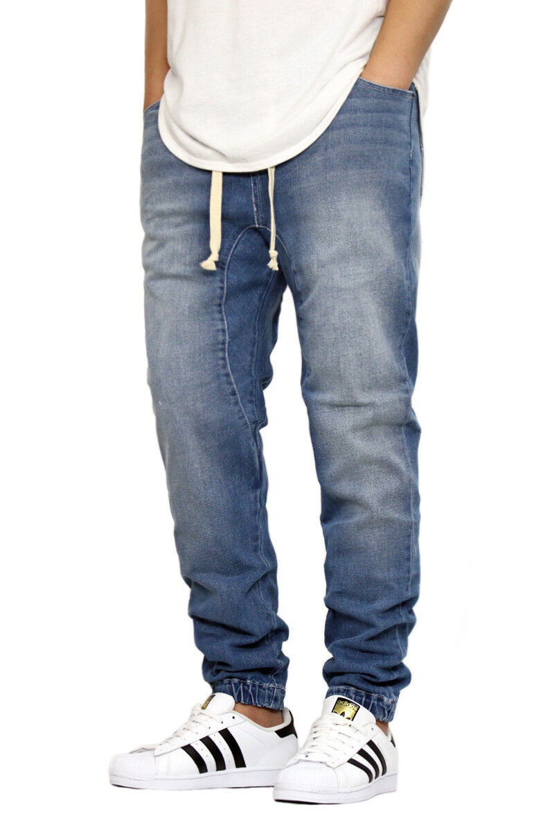 Джинсы джоггеры мужские фото: выбираем черные и другого цвета зауженные джинсы с резинкой внизу и карманами. С чем их носить?