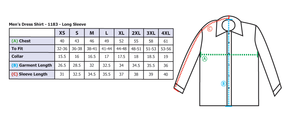 Размер рубашки по вороту таблица: Таблица размеров мужских рубашек