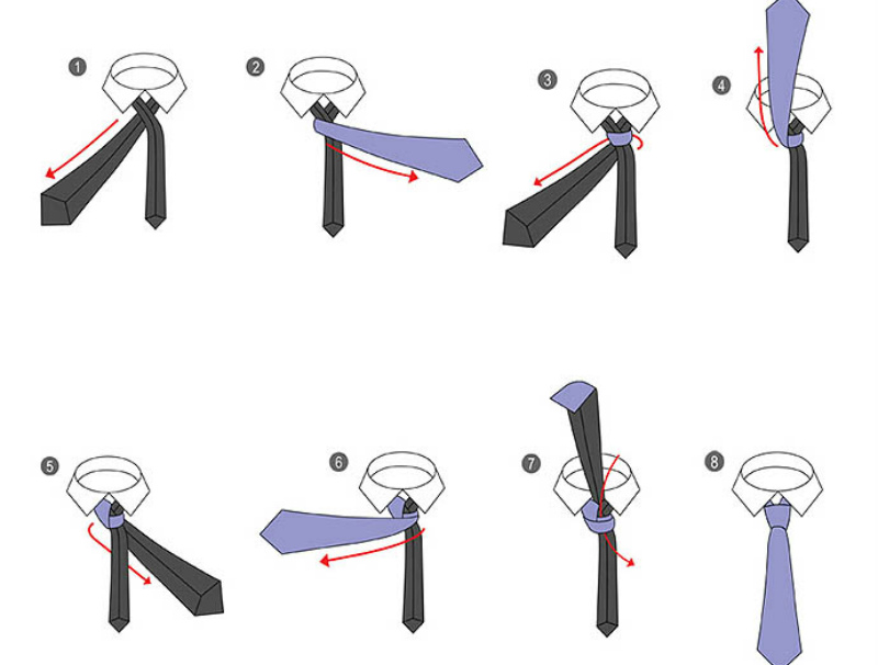 Как завязать галстук пошагово фото классический: Страница не найдена – Сайт для мужчин STYLE4MAN.COM