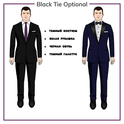 Дресс код black tie optional для мужчин: Black Tie Invited и Black Tie Optional — вариации стиля