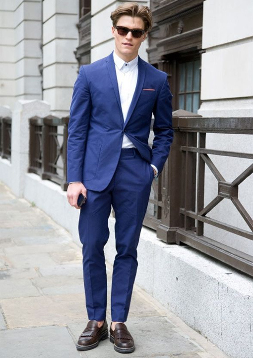 Blue suit combinations for a business occasion - Bewakoof Blog