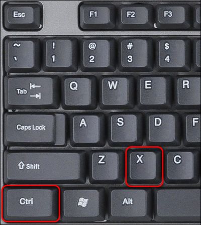 CTRL-X