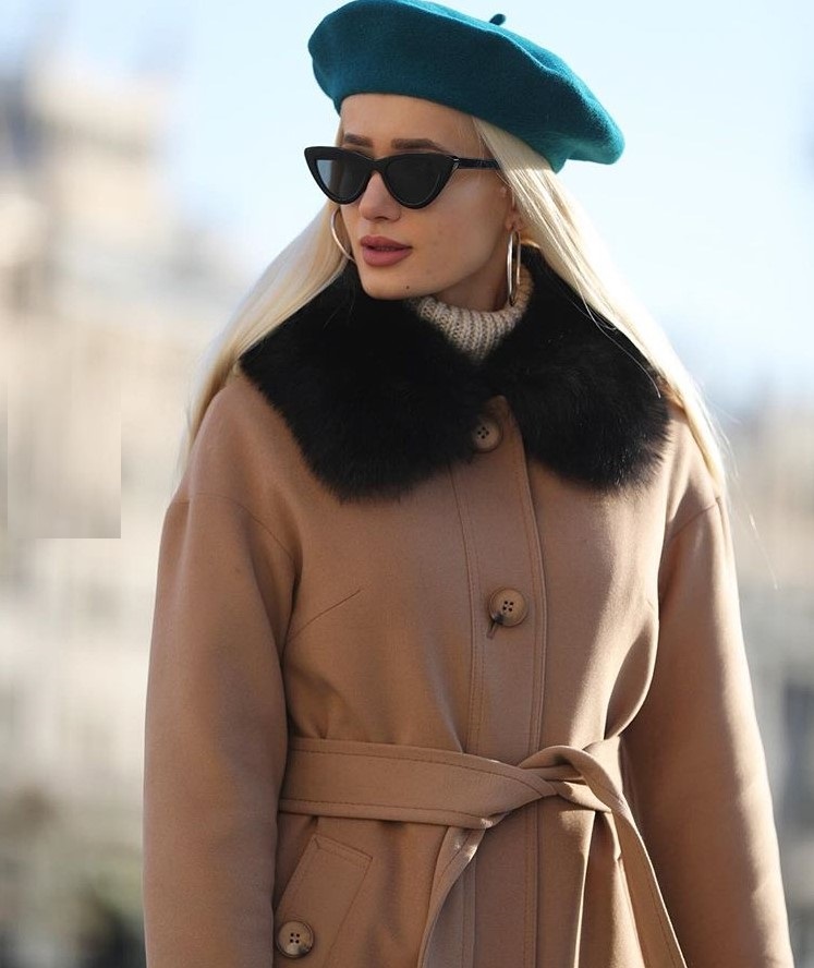 Какие шапки носить зимой с пальто