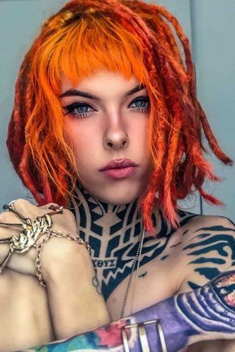 Auburn Hairstyles For Medium Dreads #dreadlocks #dreadlockshairstyles #hairstyles