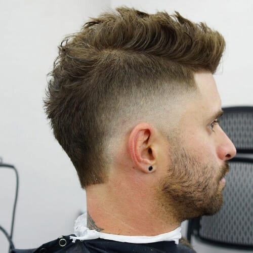 Wide Mohawk Spiky Hairstyles for Men