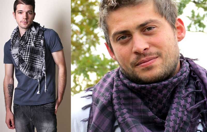 Арафатка как носить мужчине: варианты шарфов. Как правильно завязать арафатку на шее?
