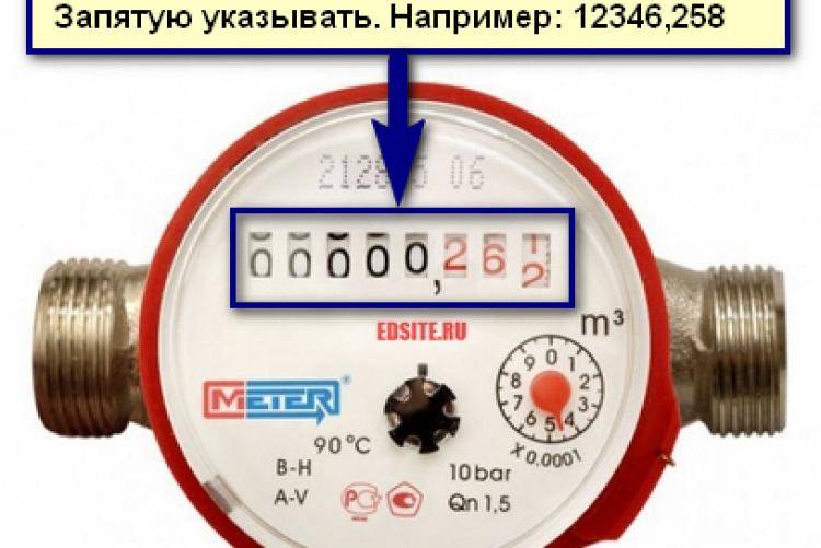 Подать показания по газу: Передать показания приборов учета