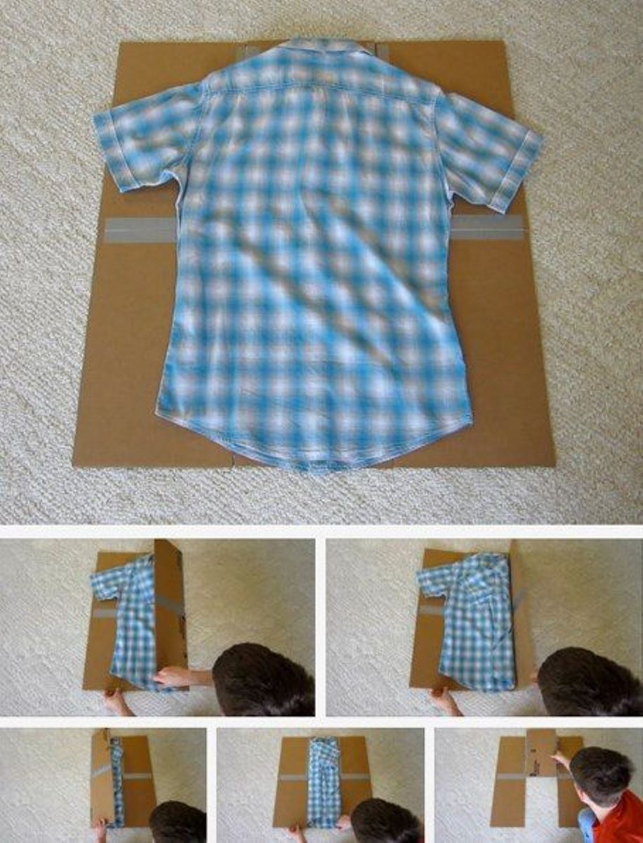 Как сложить аккуратно рубашку: Как сложить рубашку в чемодан