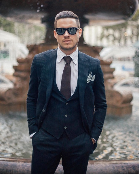 Синий костюм с черной рубашкой: С чем надеть синий костюм| Интернет-магазин мужской одежды RUSLAN в Челябинске