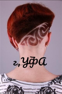 Рисунок на волосах машинкой у девушек: Стрижки с полосками, узорами | HAIR FRESH