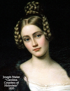 Stieler-Caroline Countess of Holstein