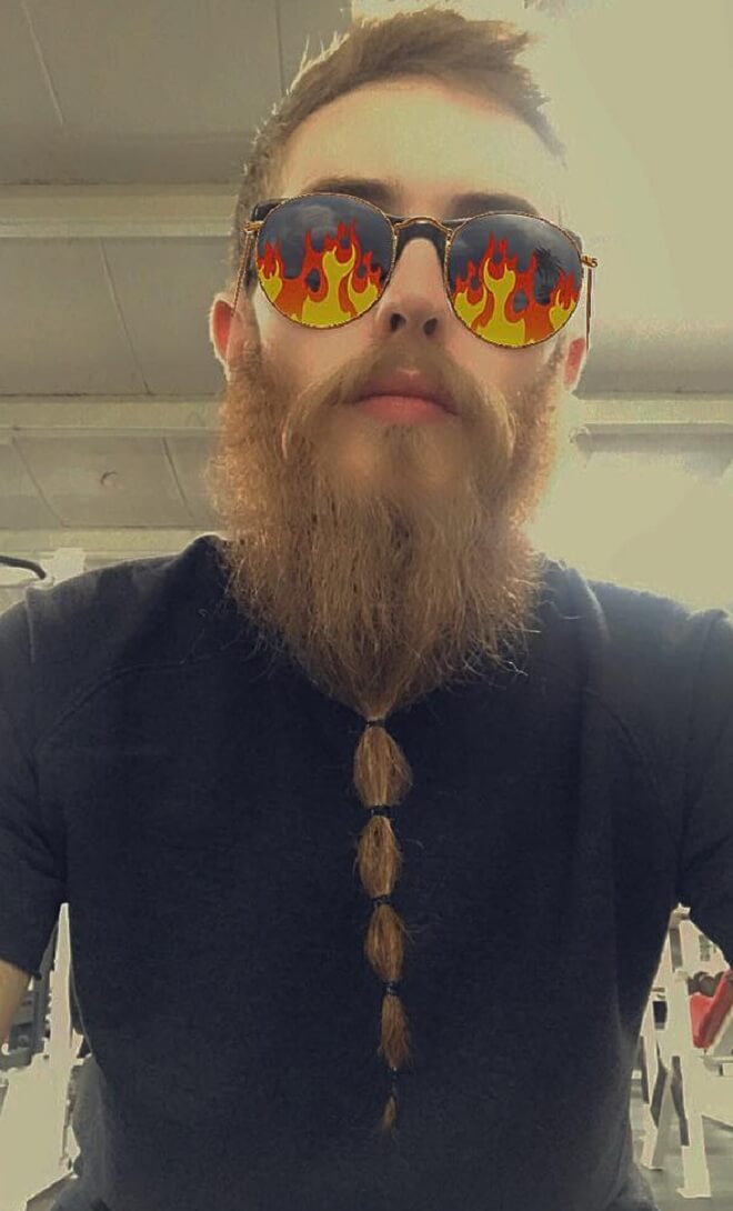 Goatee Braid Beard