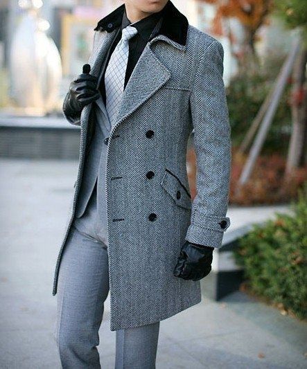 с чем носить мужское пальто 20