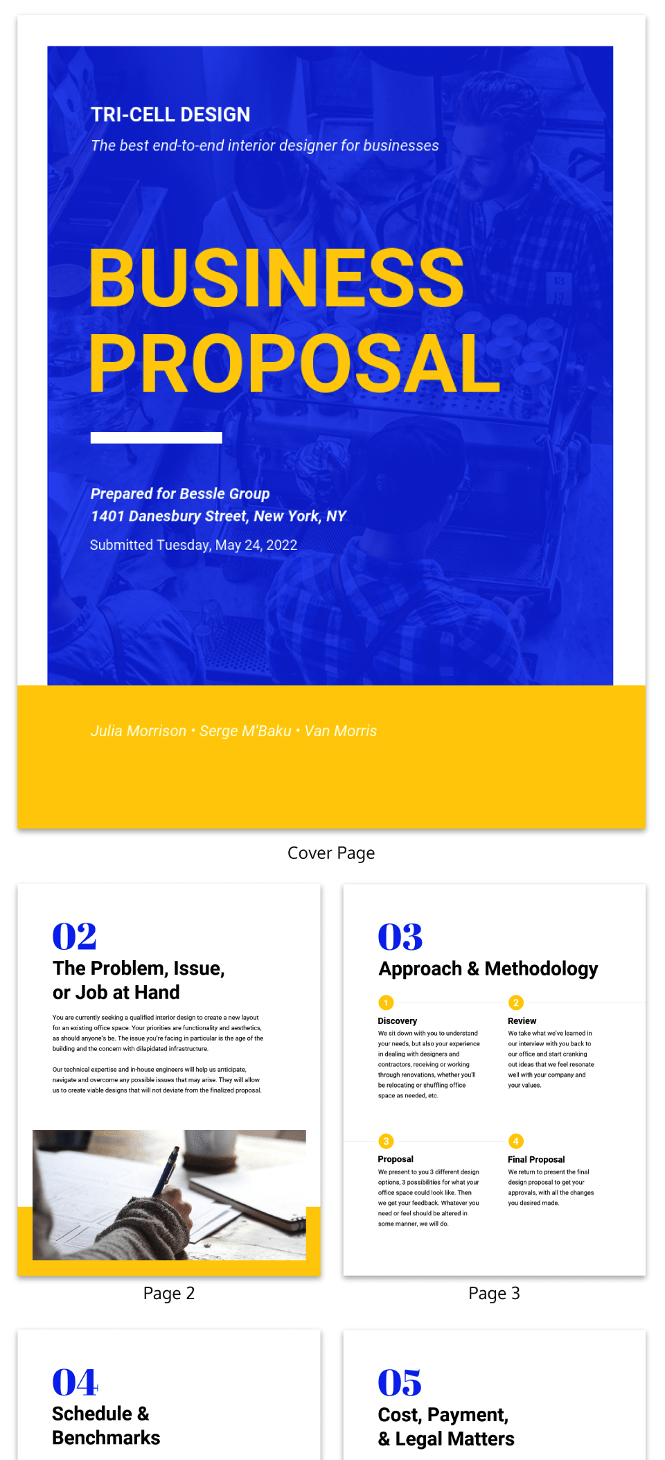 Bold Business Proposal Template