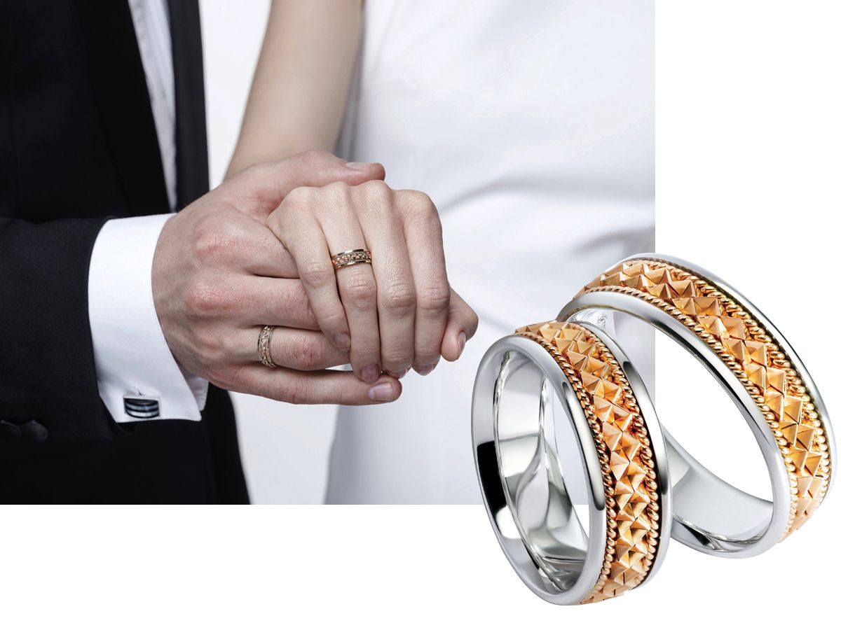 Фото с обручальными кольцами на руках муж и жена