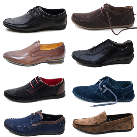 В производстве мужской обуви используются самые разные материалы.