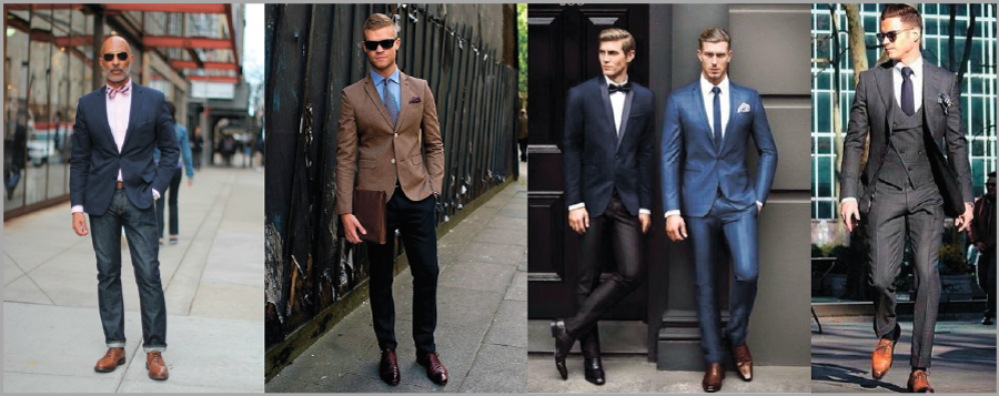 Оксфорды идеально смотрятся в деловом стиле одежды.