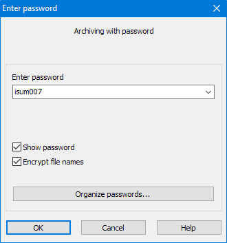 Enter password