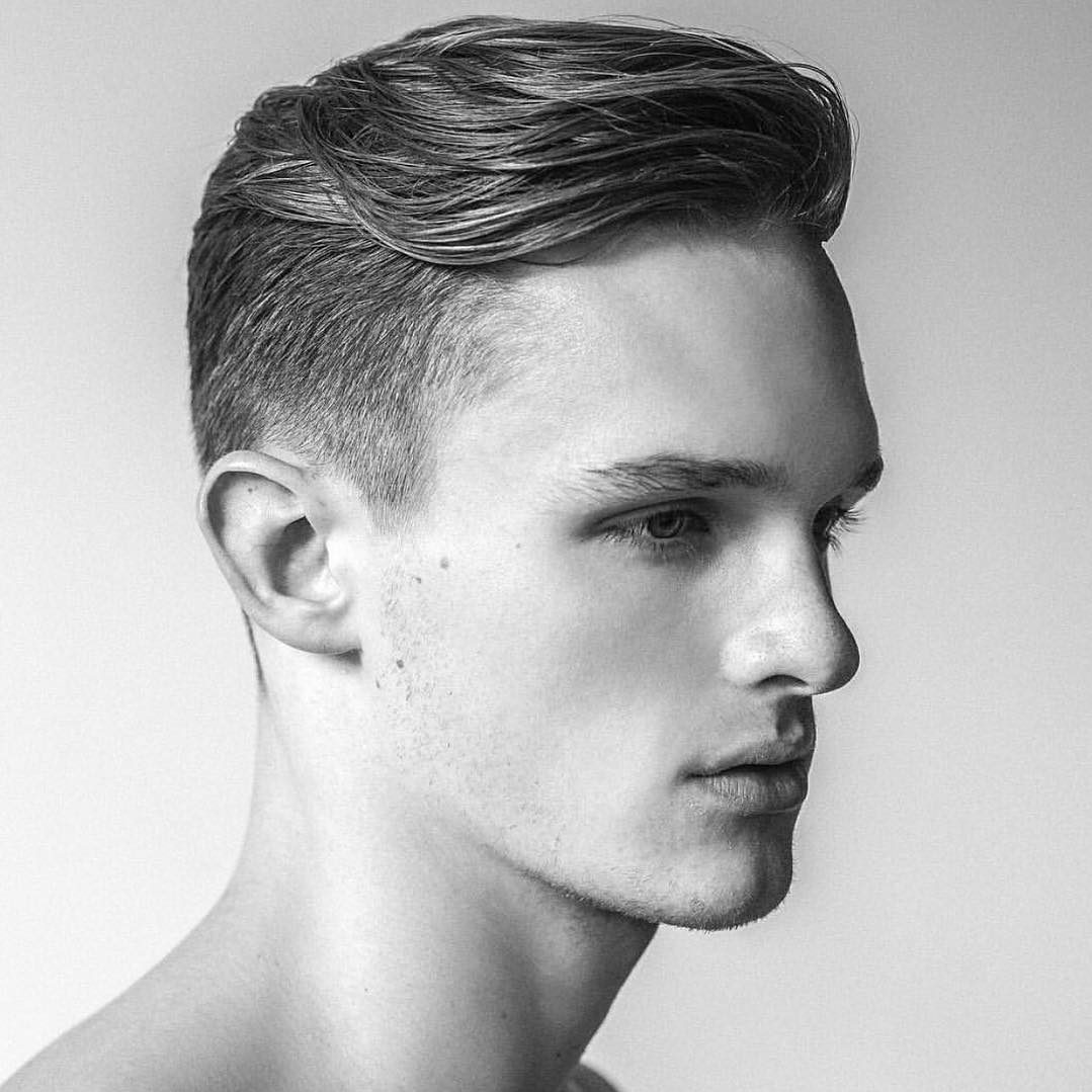 side part hairstyle for men