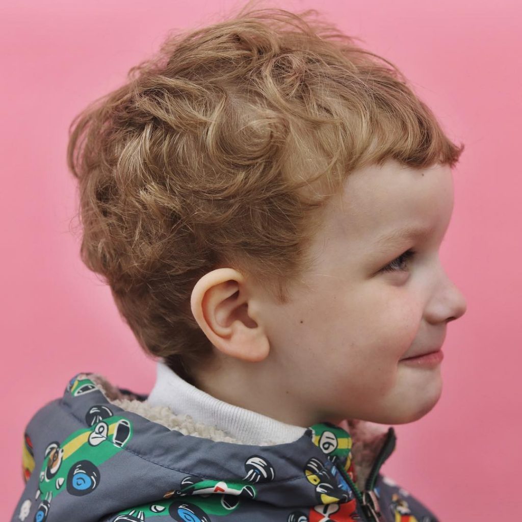 short haircut for toddler boys with wavy hair