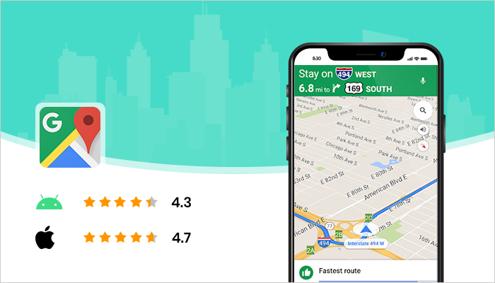 Google Maps - Best Location Tracking Apps