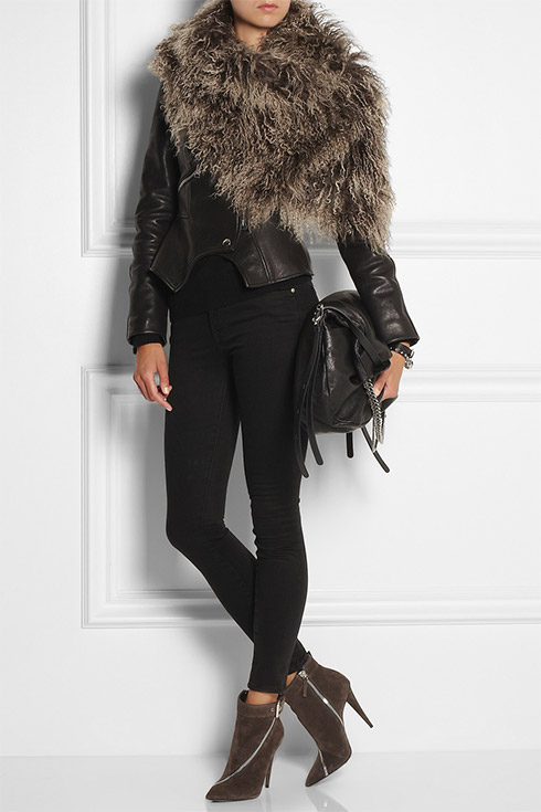 KARL DONOGHUE Shearling Scarf