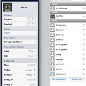 Imo Instant Messenger - общение на iPad