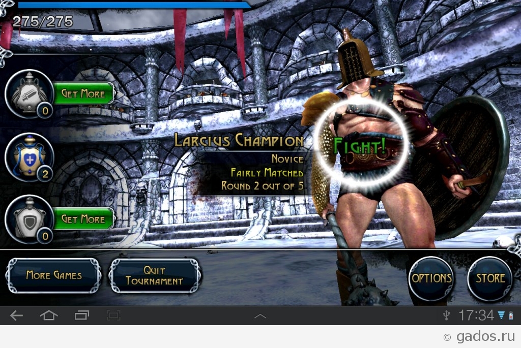 Blood and Glory   гладиаторские бои на Android