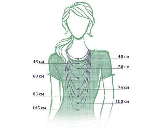 Цепочка 55 см на шее фото – таблица размеров тонких длинных цепей, как определить длину для женщин