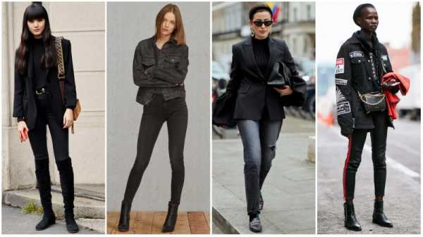 Черные джинсы с чем надеть – С чем носить черные джинсы - 130 фото!