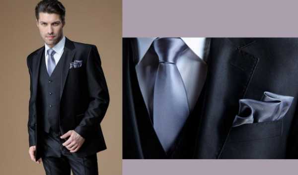 Черный костюм тройка – классический и приталенный, серый, синий и в клетку, черный твидовый деловой