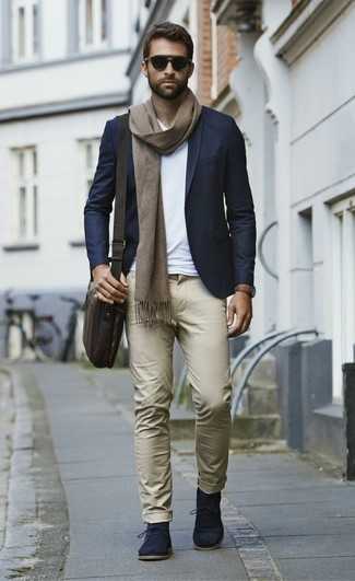 Фото стильные мужские шарфы – брендовые шарфы осень-зима, как модно повязать