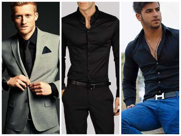 Галстук под черную рубашку – Галстук к черной рубашке: какой подойдет лучше