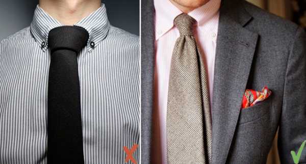 Как галстук должен сидеть – по этикету у мужчины, правильная длина до куда, как носить с рубашкой