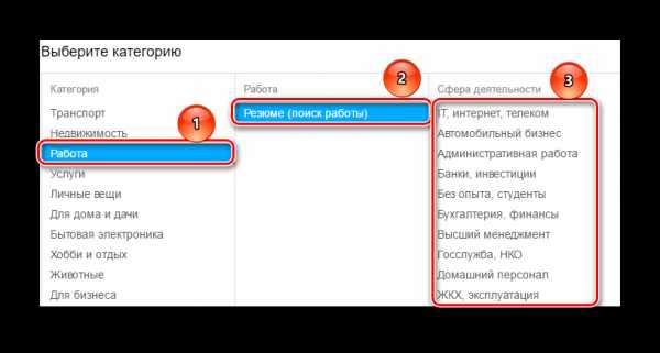 Как открыть телефоны в резюме на авито