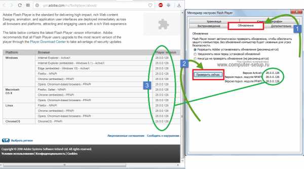 Как на компе обновить флеш плеер – Как обновить Adobe Flash Player за 2 минуты — IT-Doc.info