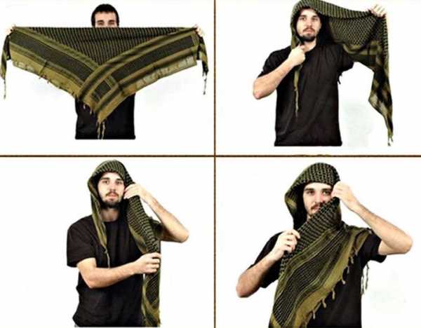 Как одевать арафатку на голову – Как завязать арафатку, популярные способы для мужчин и женщин