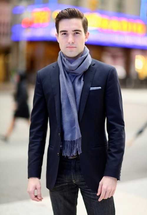 Как шарф завязать на пальто мужчине – Как завязать шарф мужчине - 6 способов