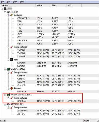 Как узнать температуру видеокарты – Как посмотреть температуру видеокарты? - Компьютеры, электроника, интернет