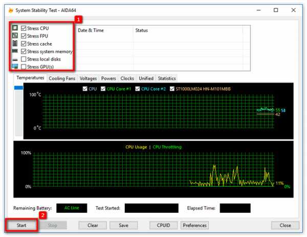 Как посмотреть потребление видеокарты aida64